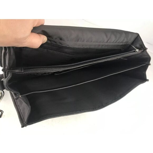 Wilsons The Leather Experts Unisex‎ Adults Brown Genuine Leather Crossbody Bag - Picture 9 of 10